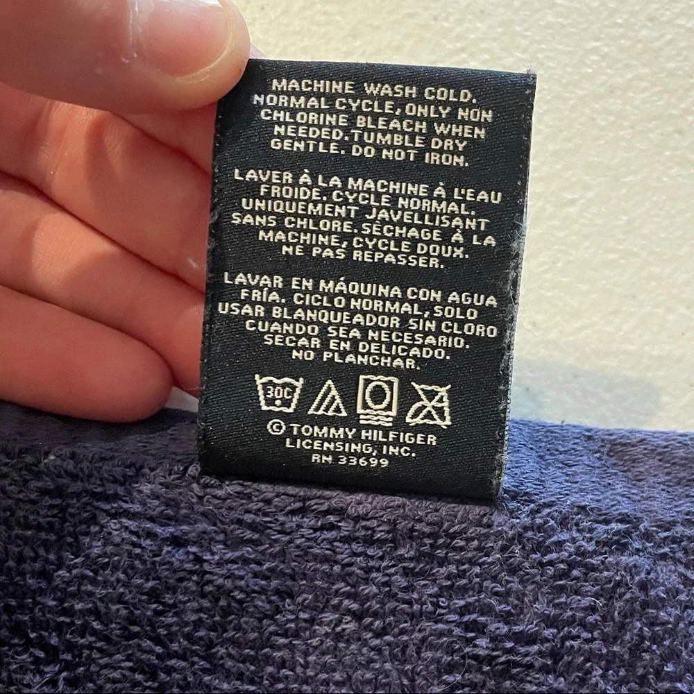 Tommy Hilfiger Blue Wash Cloth